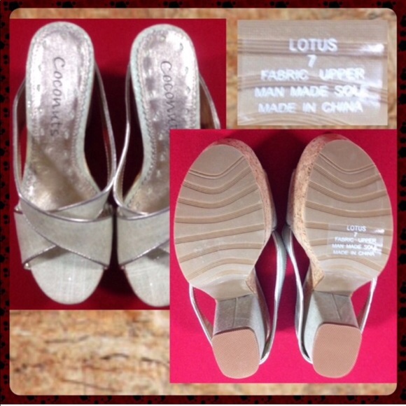 COCONUTS  LOTUS SANDALS  7M NIB NWT - Picture 4 of 5
